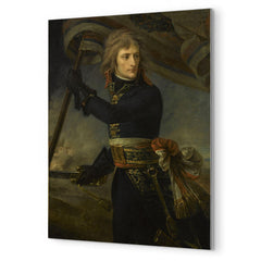 Bonaparte at the Pont d' Arcole by Antoine-Jean Gros metal print mockup