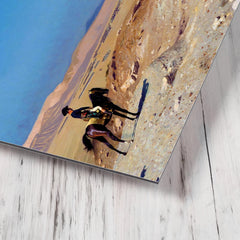 Bonaparte Before the Sphinx by Jean-Léon Gérôme metal print mockup