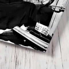 Bonnie Parker metal print mockup