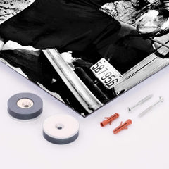 Bonnie Parker metal print mockup