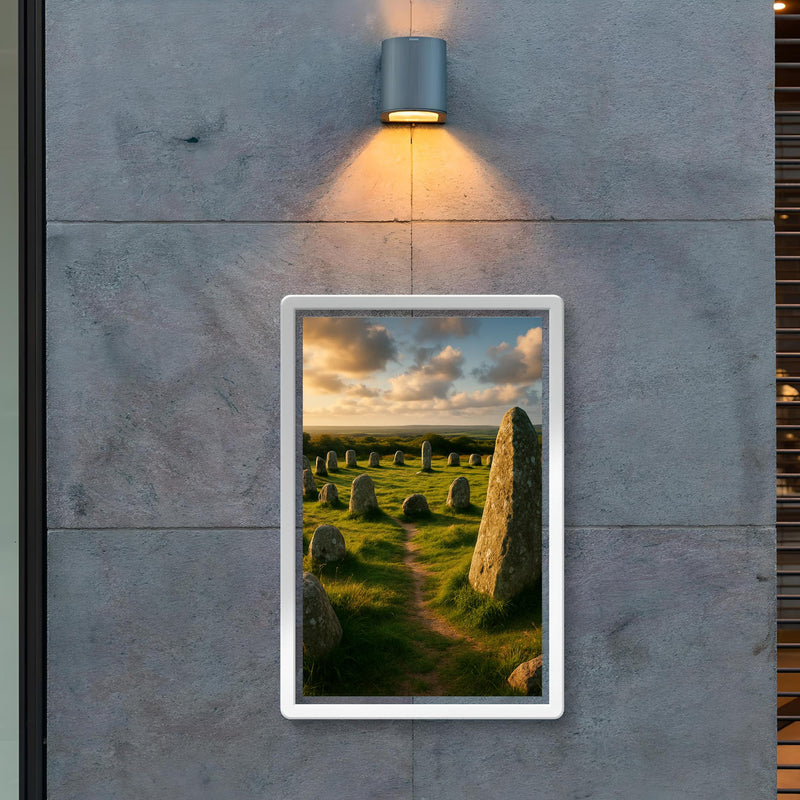 Boscawen Un Stone Circle Cornwall England poster 2