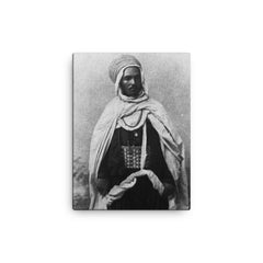 Bou Hmara canvas print on a plain backdrop in size 12"x16".