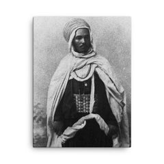 Bou Hmara canvas print on a plain backdrop in size 18"x24".