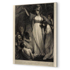 Boudica by John Opie metal print mockup
