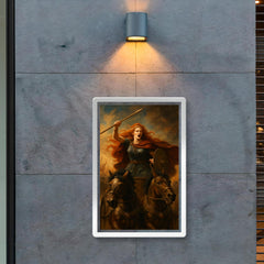 Boudica chariot rebellion portrait poster 2