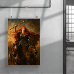 Boudica chariot rebellion portrait poster 4