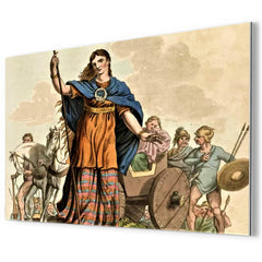 Boudica metal print mockup