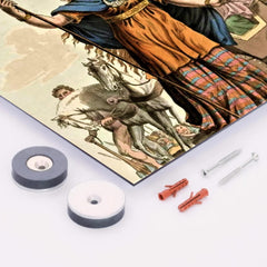 Boudica metal print mockup