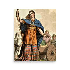 Boudica poster on a plain backdrop in size 16"x20".