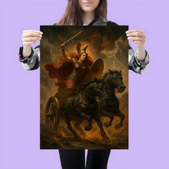 Boudica war chariot charge through ash and thunder poster 3