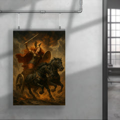 Boudica war chariot charge through ash and thunder poster 4