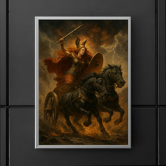 Boudica war chariot charge through ash and thunder poster 5