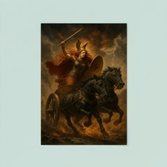 Boudica war chariot charge through ash and thunder poster 8