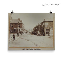 Bow Corner in Bridgwater, Somerset, UK, 1901 poster 2