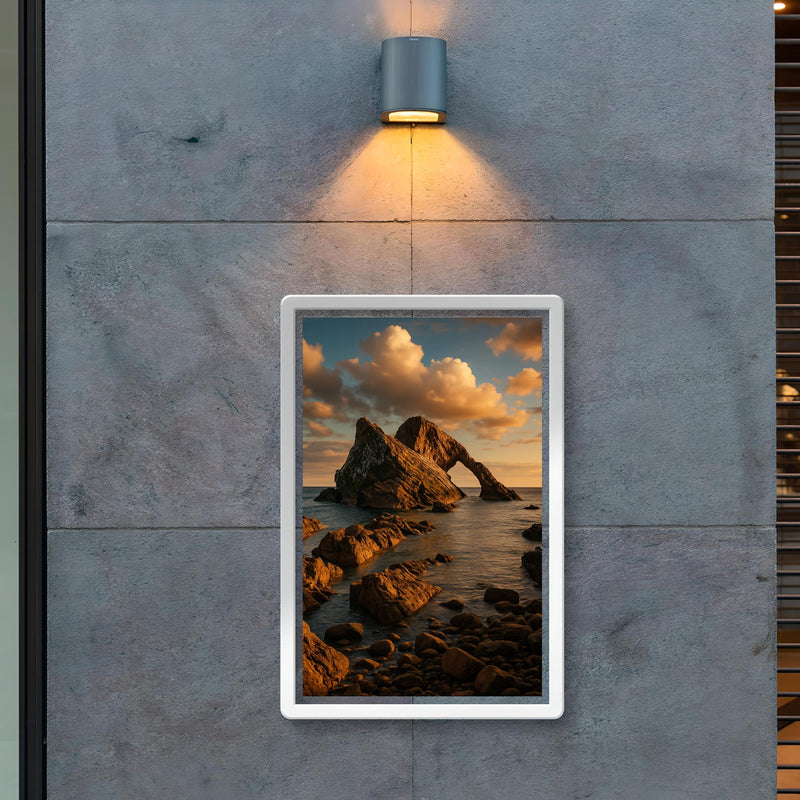 Bow Fiddle Rock Moray Scotland poster 2