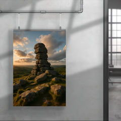 Bowerman's Nose Dartmoor England poster 4