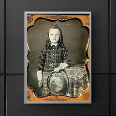 Boy with Curls and Hat, 1850s poster 5