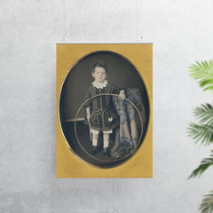 Boy with Hoop, 1857 poster 7