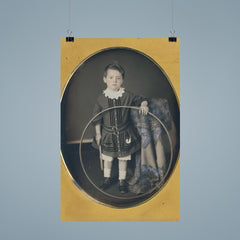 Boy with Hoop, 1857 poster 9