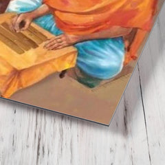 Brahmagupta metal print mockup