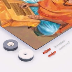 Brahmagupta metal print mockup