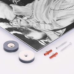 Brahmananda Saraswati metal print mockup