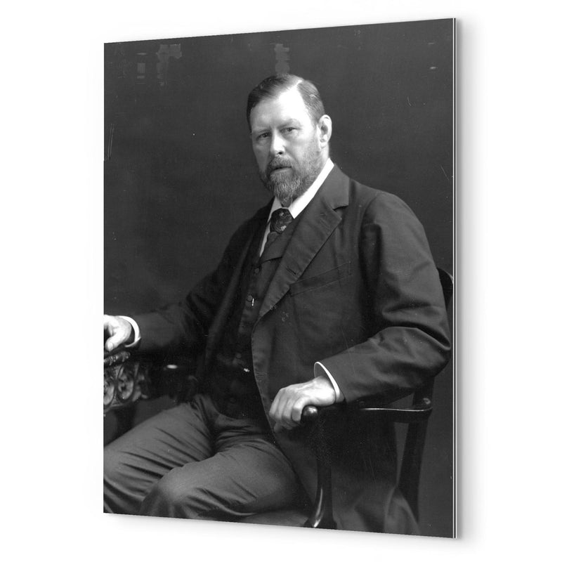 Bram Stoker metal print mockup