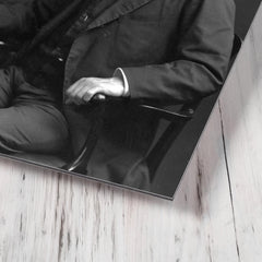 Bram Stoker metal print mockup