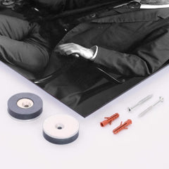 Bram Stoker metal print mockup