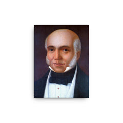 Braulio Carrillo Colina canvas print on a plain backdrop in size 12"x16".