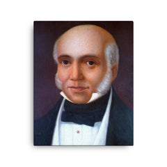Braulio Carrillo Colina canvas print on a plain backdrop in size 16"x20".