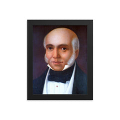 Braulio Carrillo Colina framed print on a plain backdrop in size 8"x10".