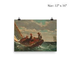 Breezing Up, or A Fair Wind by Winslow Homer poster 3