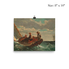 Breezing Up, or A Fair Wind by Winslow Homer poster 4
