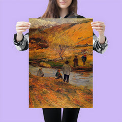 Breton Fishermen by Paul Gauguin, 1888 poster 3