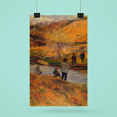 Breton Fishermen by Paul Gauguin, 1888 poster 6