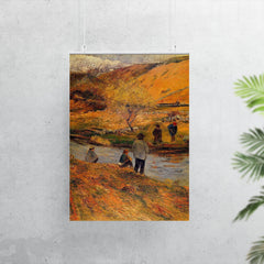 Breton Fishermen by Paul Gauguin, 1888 poster 7