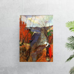 Breton Woman with a Pitcher by Paul Gauguin, 1888 poster 7