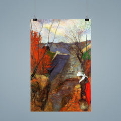 Breton Woman with a Pitcher by Paul Gauguin, 1888 poster 9