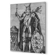 Brian Boru metal print mockup