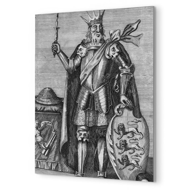 Brian Boru metal print mockup