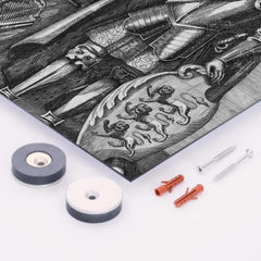 Brian Boru metal print mockup