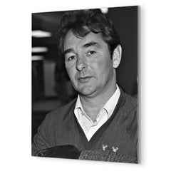 Brian Clough metal print mockup