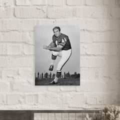 Brian Piccolo metal print mockup