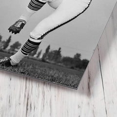 Brian Piccolo metal print mockup