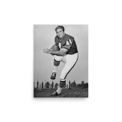 Brian Piccolo poster on a plain backdrop in size 12"x16".