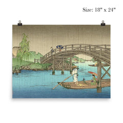 Bridge in Rainy Season by Koho Shoda poster 5