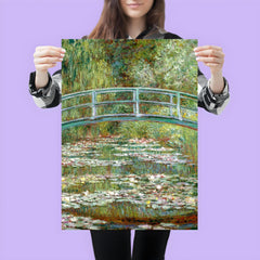 Bridge Over a Pond of Water Lilies by Claude Monet poster 3