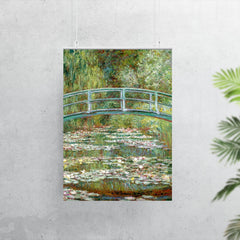 Bridge Over a Pond of Water Lilies by Claude Monet poster 7