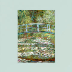 Bridge Over a Pond of Water Lilies by Claude Monet poster 8